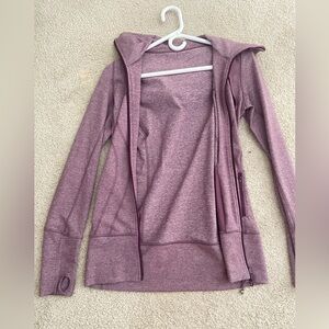 Lululemon purple zip up running jacket